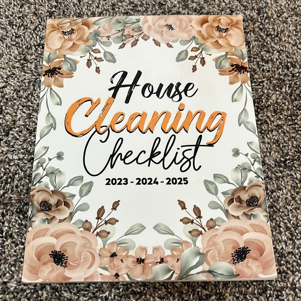 House Cleaning Checklist Journal 2023-2025